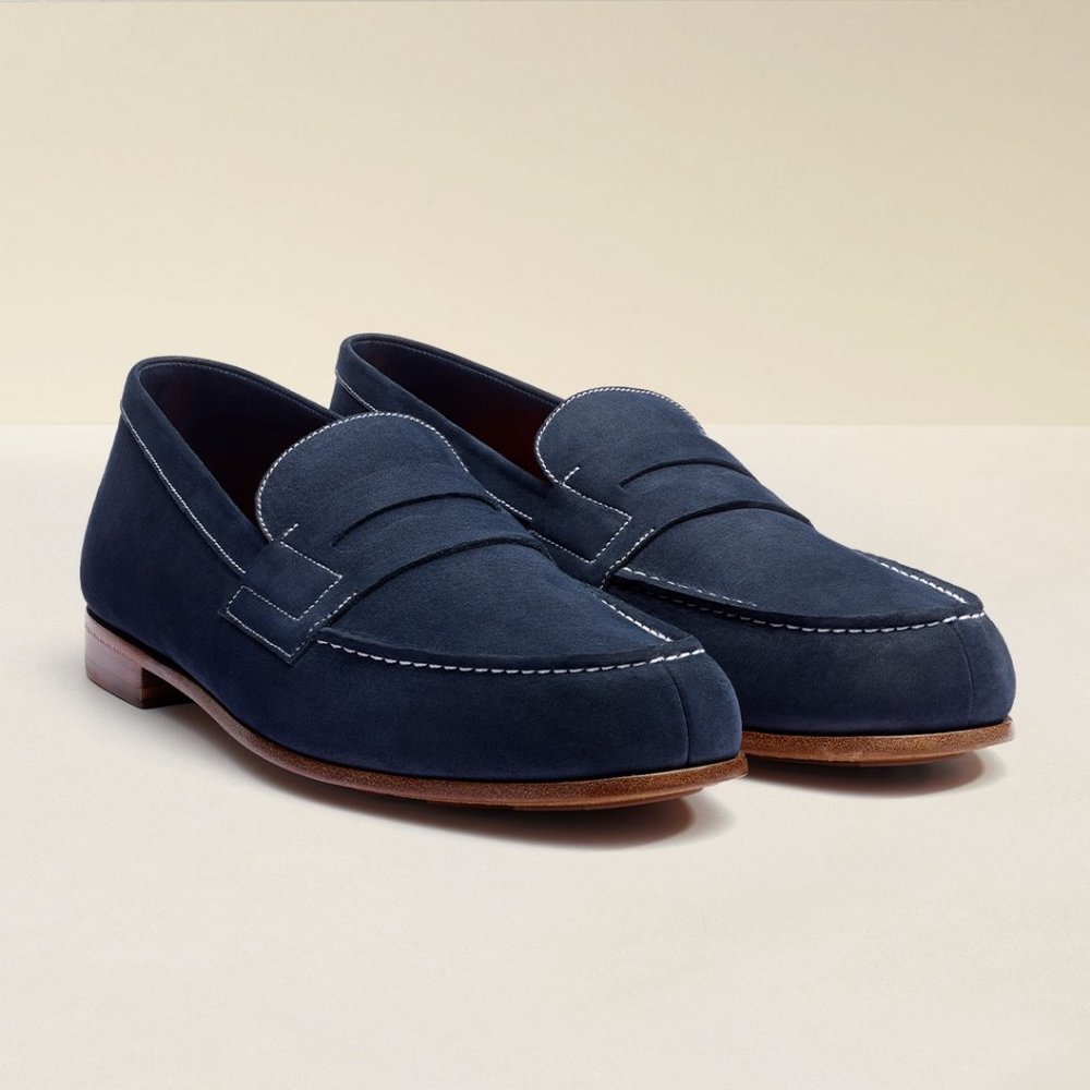 J.M. Weston x Roland Garros Le Moc' Nubuck Loafer